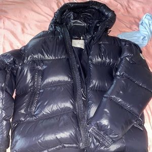 Moncler Ecrins Hoodie Navy Blue Size 2